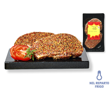 Bistecche di lonza di maiale al cognac