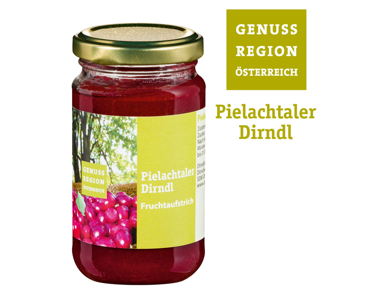 GENUSSREGION ÖSTERREICH Dirndl Fruchtaufstrich