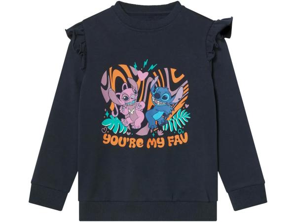 Girls' Sweatshirt "Frozen, Minnie Mouse, Stitch"