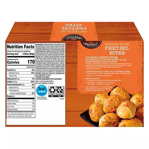 Cheddar Filled Pretzel Bites