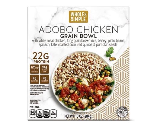 Whole & Simple 
 Adobo Chicken or Korean Inspired Beef Power Bowl