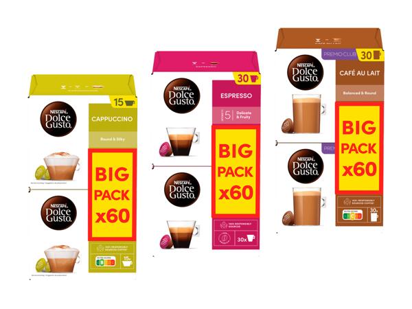 Capsules de café Dolce Gusto 2 x 30 Nescafé XXL
