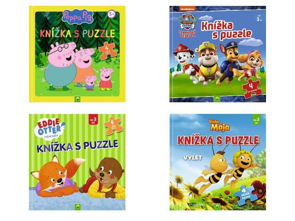 Dětská kniha s puzzle