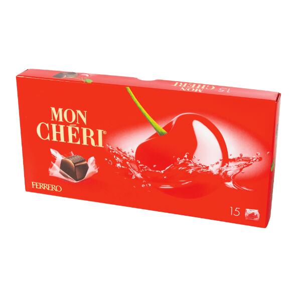 MON CHÉRI(R) 				Kersenpralines, 15 st.