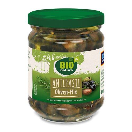 BIO NATURA BIO-Antipasti, Oliven-Mix