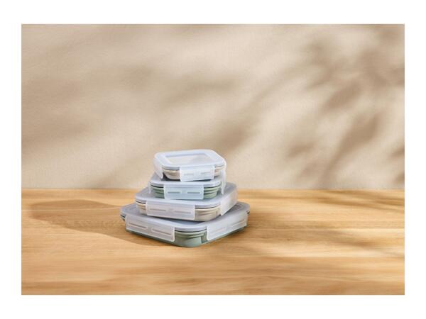 Silvercrest Collapsible Square Food Storage Containers - 4 Pieces
