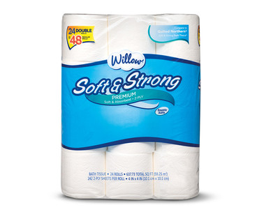 Willow 24 Double Roll Bath Tissue