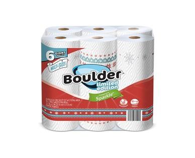 Boulder 6-Roll Holiday Print Paper Towel