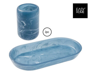 Resin Tumbler and Tray Set
