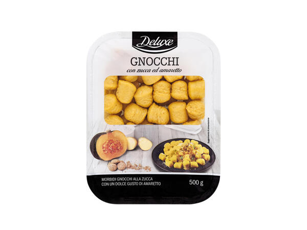 Dumplings with Pumpkin and Amaretto Biscuits