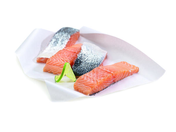 Lachsfilets mit Haut