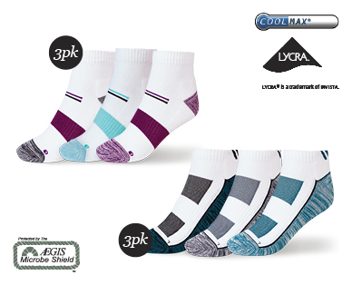 Adult Cushioned Fitness Socks 3pk