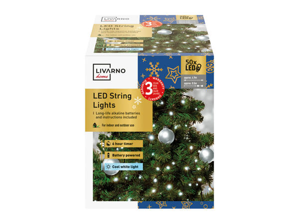 Livarno Home 50 LED Battery Lights - Lidl - Great Britain - Specials ...