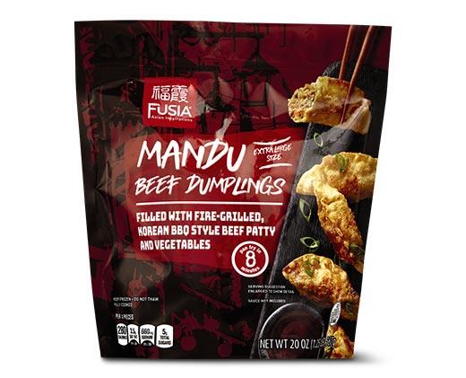 Fusia Asian Inspirations 
 Chicken or Beef Mandu