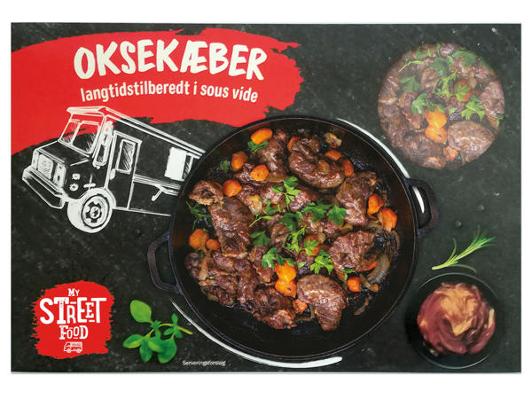 MY STREET FOOD Sous vide oksekæber