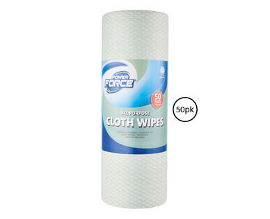 Cloth Wipes on Roll 50pk