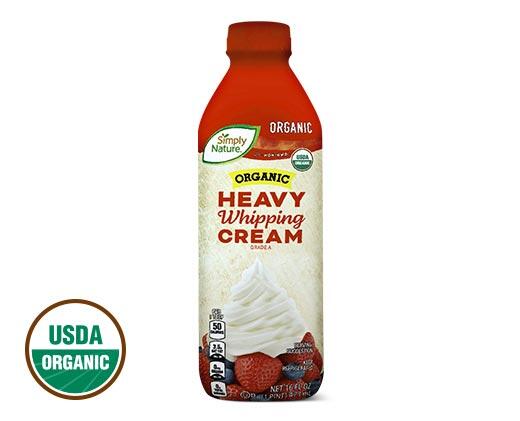Simply Nature 
 Organic Heavy Whipping Cream