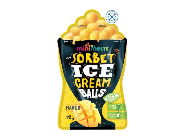 Minimelts Sorbet Ice Cream Balls Assorted