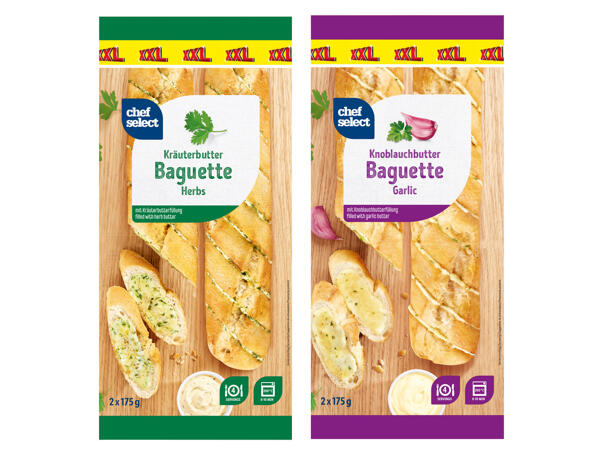 Kräuter/Knoblauch Baguettes