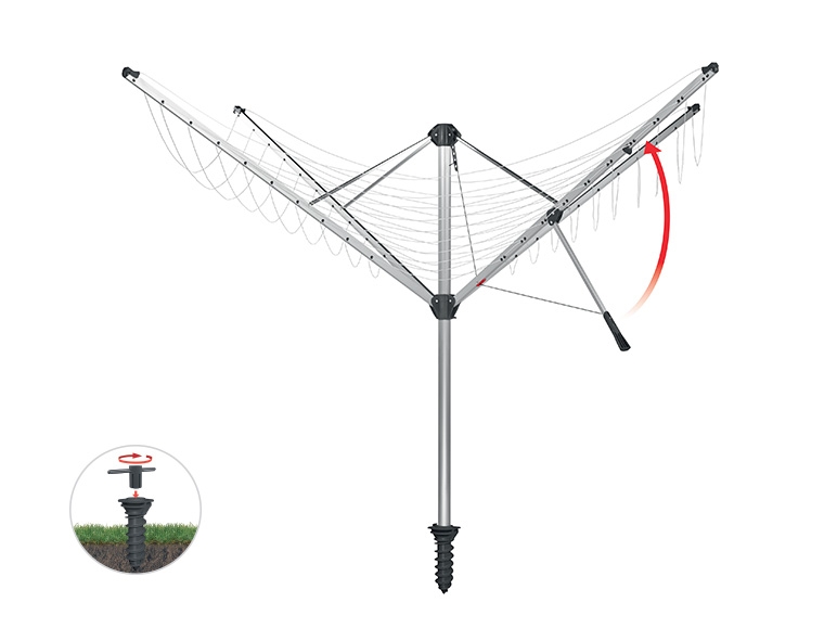 AQUAPUR Rotary Clothes Dryer