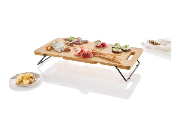 Livarno Home Bamboo Serving Plate/​Bamboo Lazy Susan