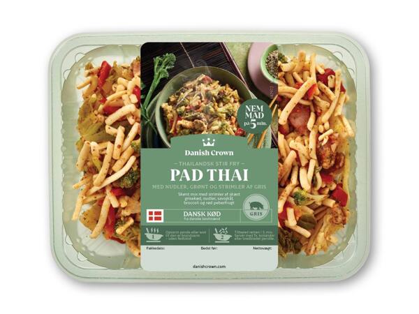 Panang- eller pad thai-inspireret færdigret