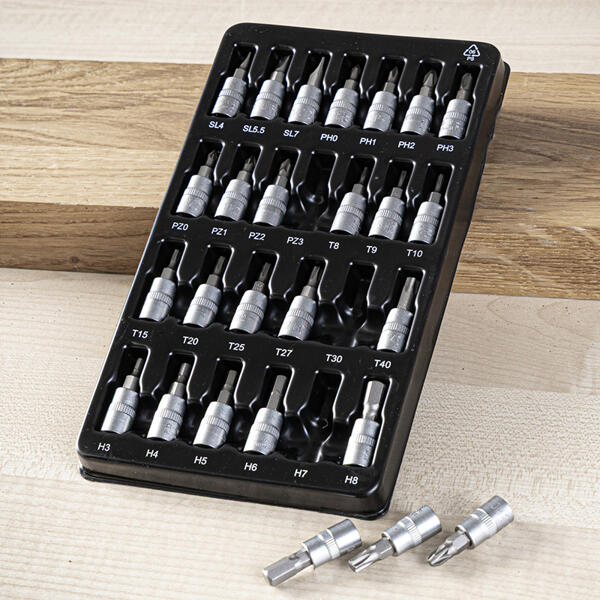 Bit-Stecknuss-Set 1/4" 26-tlg.