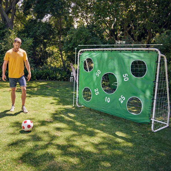 But de football avec paroi-but