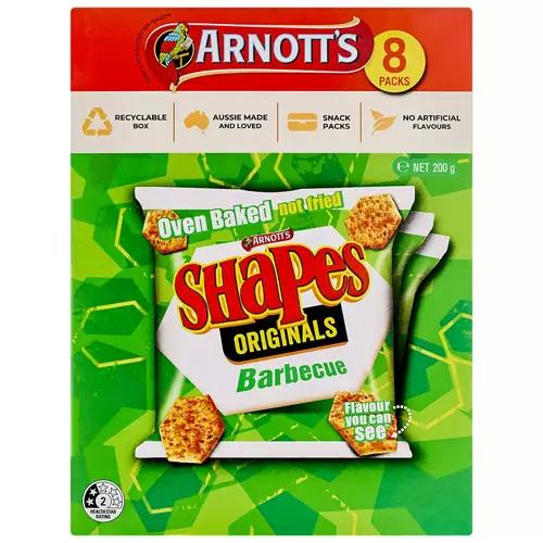Shapes BBQ 8 Pack 200g