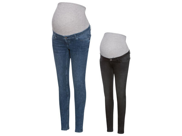 TĚHOTENSKÉ DŽÍNY „SUPER SKINNY FIT"