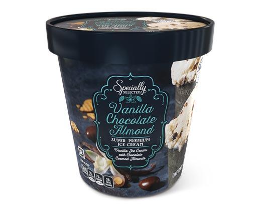 Specially Selected Vanilla Almond or Chocolate Peanut Butter Ice Cream