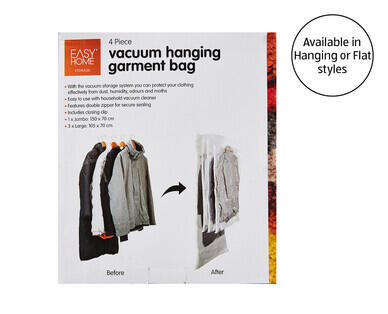 Vacuum Storage Bags or Hanging Vacuum Garment Bag