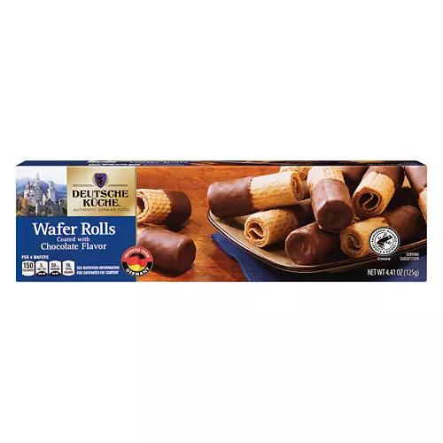 Milk Chocolate Coated Wafer Rolls, 4.41 oz