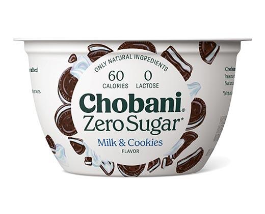 Chobani 
 Zero Sugar Milk and Cookies Yogurt