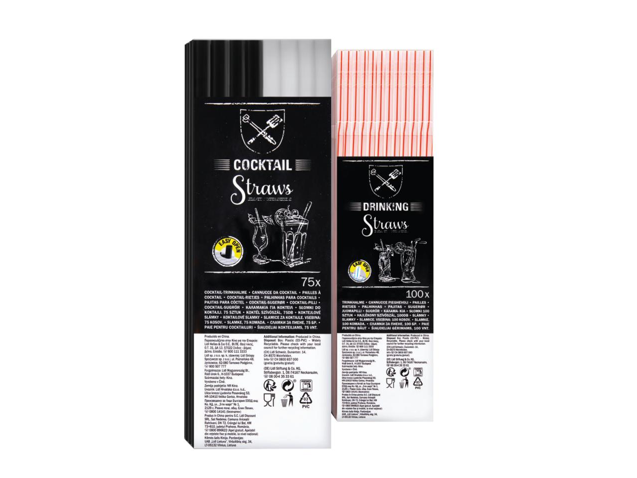 GRILLMEISTER Cocktail/Drinking Straws