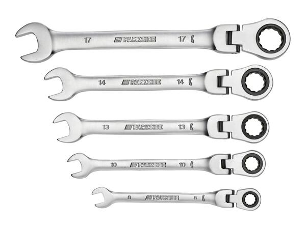 Parkside Hinged Ratchet - 5 Piece Set