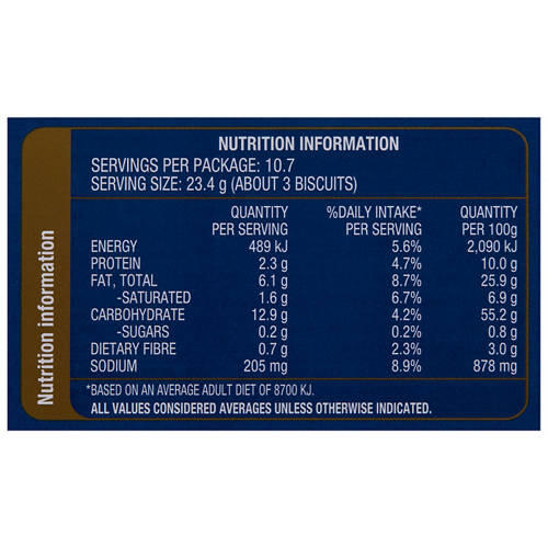Cheds Crackers 250g