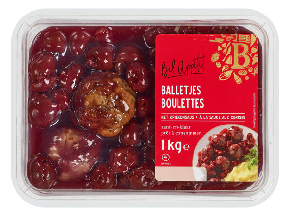 Boulettes à la liégeoise ou aux cerises