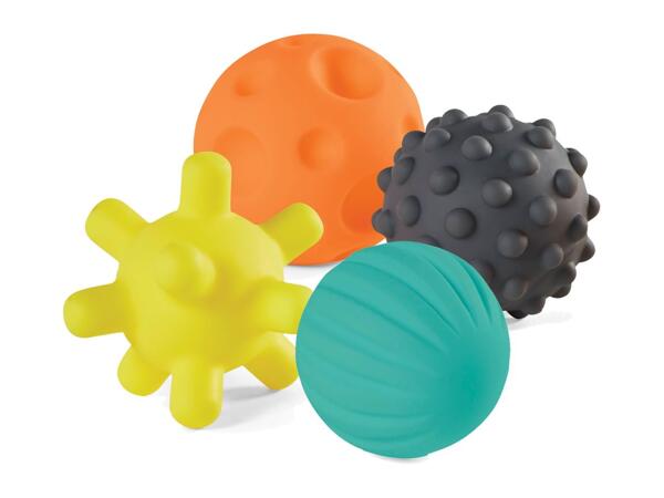 Infantino Baby Sensory Toy - 4 Pack Textured Balls