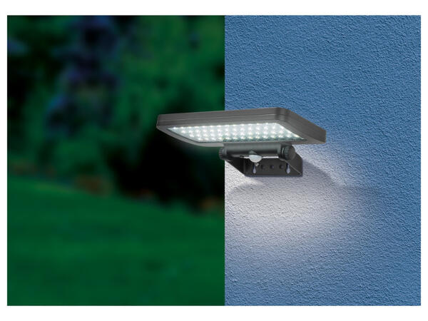 LIVARNO home Solární LED reflektor s pohybovým senzorem