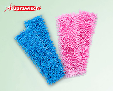 SUPRAWISCH Bodenwischbezüge Chenille, Doppelpkg.