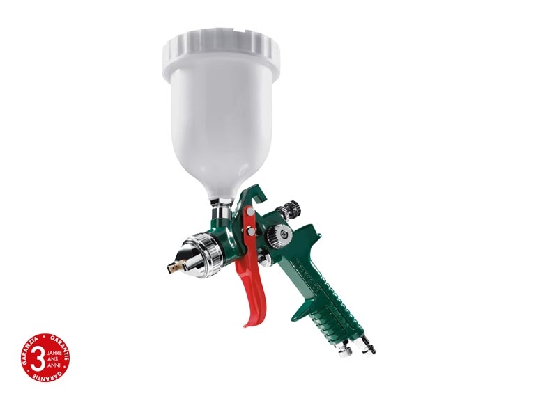Pistolet à peinture à air comprimé ***Cet article est disponible uniquement en Suisse romande et au Tessin.***