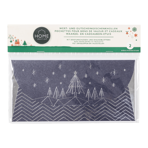 HOME CREATION(R) 				Carte de Noël (6 pcs) ou bon cadeau (2 pcs)