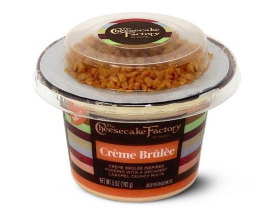 The Cheesecake Factory 
 Creme Brulee or Cafe Mocha Mix-In Dessert