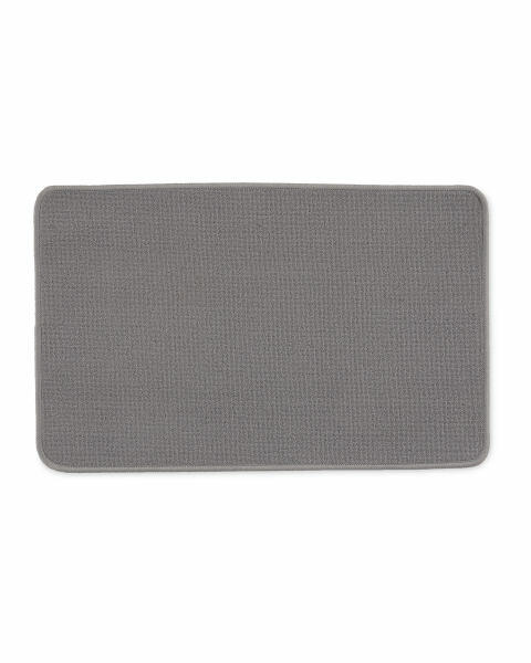 Dark Grey Washable Kitchen Mat