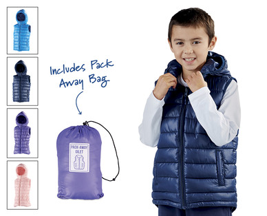 Children's Pack-Away Gilet