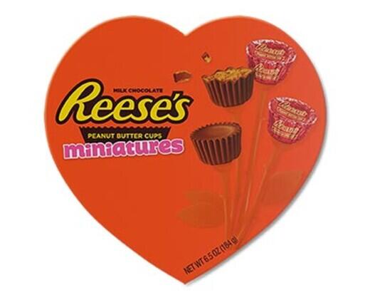 Reese's 
 Peanut Butter Cups Miniatures Heart Box