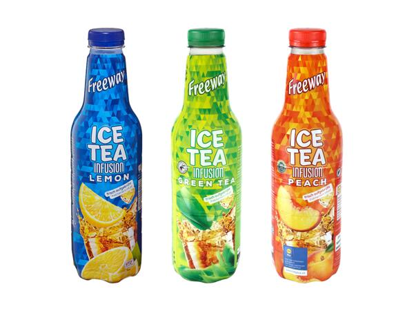 Thé froid fraîchement infusé