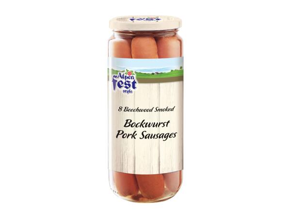 Alpenfest Bockwurst