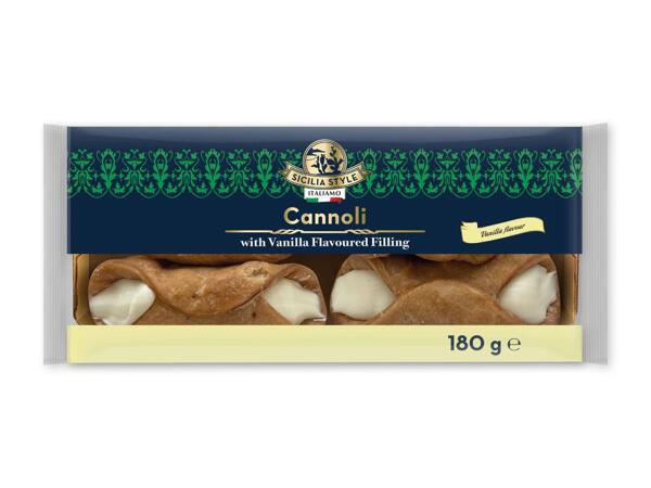 Cannoli med vaniljecreme